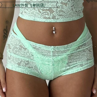 lace Sexy sleeveless fit dress女士蕾丝性感低腰蕾丝 slim