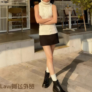 sexy dress性感高领袖 floral strapless 粗针绞 print Flattering