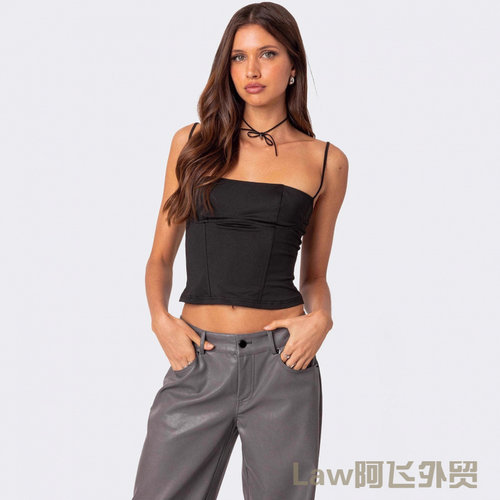 Shorttopsexysleevelessslimfits