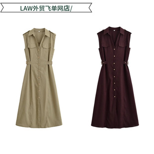 deep neck party 亚麻迷笛连衣裙 Sexy dress时尚 satin