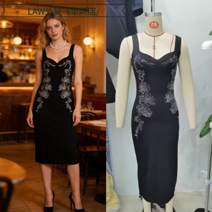 deep neck party 吊带亮光弹力迷 Sexy dress性感辣妹修身 satin