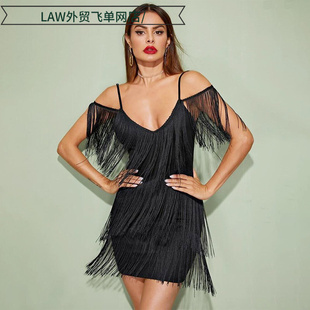 deep camisole top dress连衣裙吊带裙性感夜 Sexy ball sequin