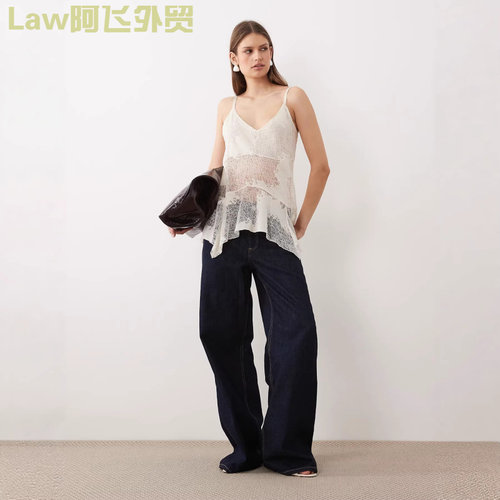 Strapvestwithhollowedoutlacese