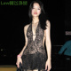 sexy Lace dress性感镂空深露背辣妹 party perspective slim fit