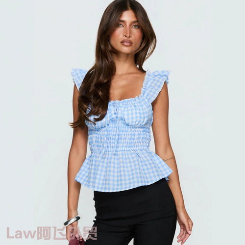 Shirthollowlaceslimfitshortsle