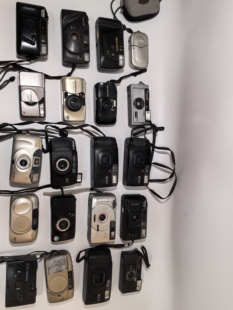 报废相机 二手胶片相机奥林巴斯美能达理光坏的复古装饰道具摆件