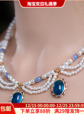 多层项链软璎珞复古宫廷风