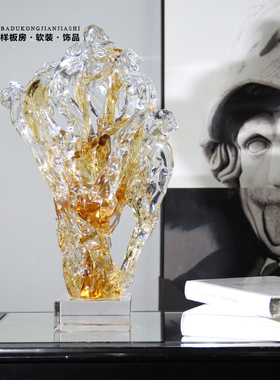 水晶装饰现代客厅书房