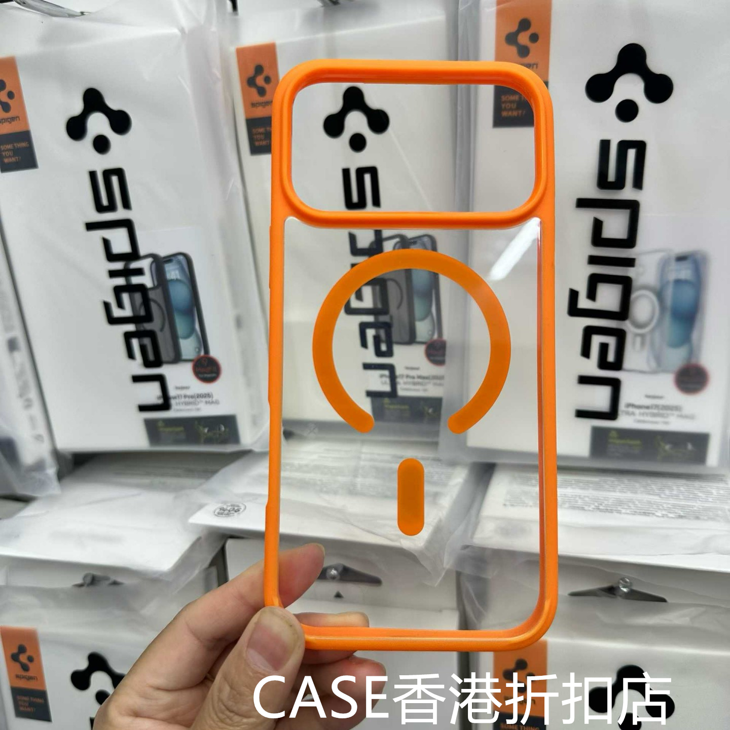 适用苹果17promax磁吸透明手机壳