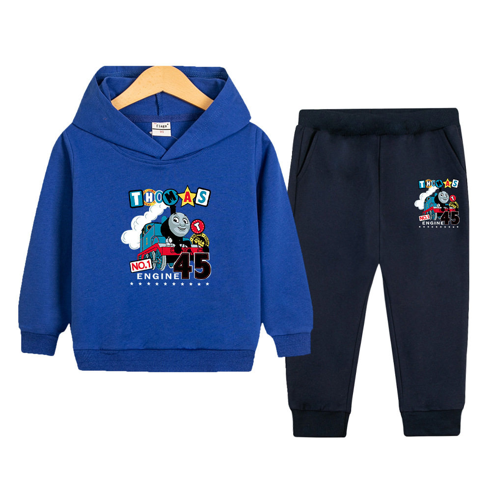 托马斯小火车宝宝套装春秋卫衣运动服春款男童衣服童装儿童春装