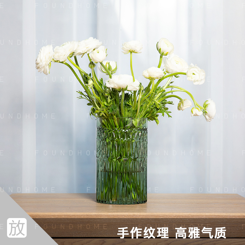 foundhome竹林花瓶餐厅卧室鲜花