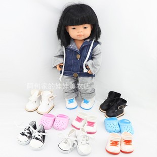 38厘米西班牙miniland洋娃娃衣服鞋16英寸仿真重生娃换装服饰配件