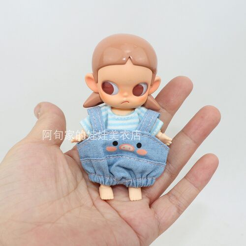 YMY幼体娃衣3寸素体背带裤T恤