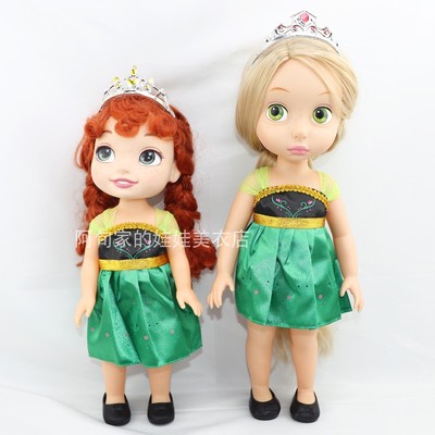 迪士尼瘦版沙龙娃娃衣服安娜女孩