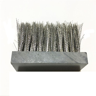 波峰焊毛刷80*25钢丝刷波峰焊洗爪毛刷钛爪 波峰焊钛爪清洁刷