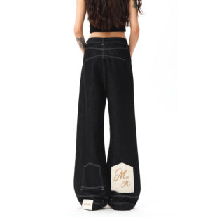 ME倒装 长裤 马毛 冈山原牛盎司原色洗水做旧牛仔裤 马到成功 MAX