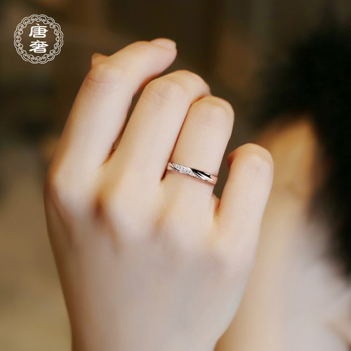 风钻石纯银时尚个性情侣