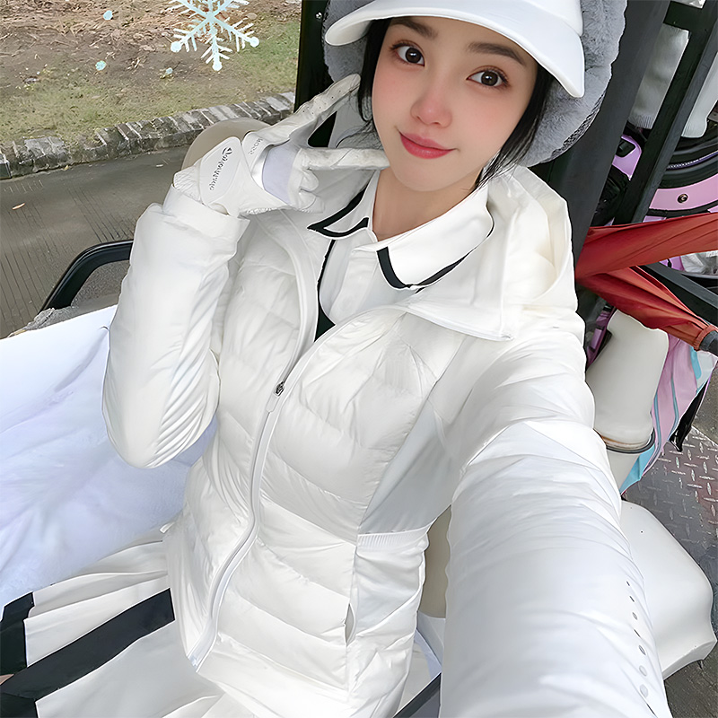 MG高尔夫服装女秋冬上衣套装