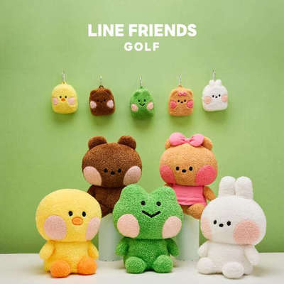 高尔夫球杆保护套一号木卡通韩国