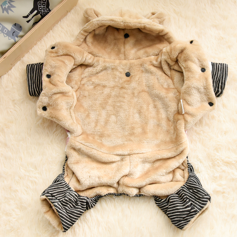狗狗衣服秋冬款四脚棉服