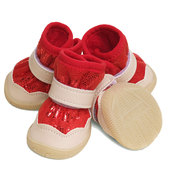 子小型犬烫金防滑耐磨棉鞋 2025新款 佳美乐秋冬舒适保暖宠物狗狗鞋