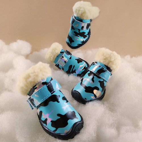 宠物雪地靴冬鞋冬天防滑鞋