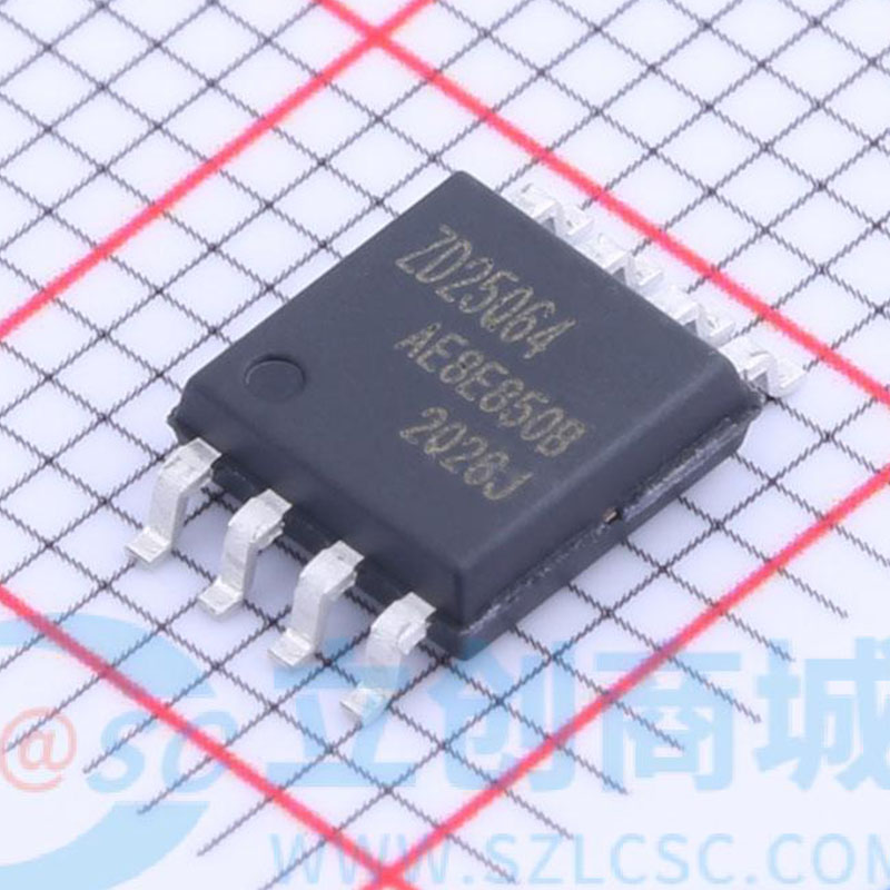 原装正品 ZD25Q64BSIGT SOP-8 存储器芯片 丝印ZD25Q64 澜智 - 实物图