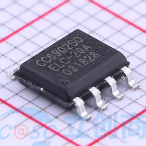 原装CC6902SO-20A SOP-8 单芯片霍尔效应电流传感器 隔离电压2kV