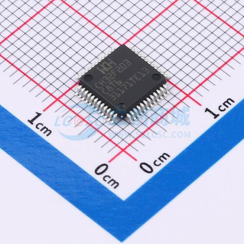 全新原装 WCH 沁恒 CH32F203C8T6 微控制芯片LQFP48 贴片IC单机片