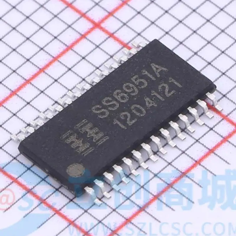 原装正品 SS6951A-ET-TP ETSSOP-28 双通道H桥电流控制电机驱动器