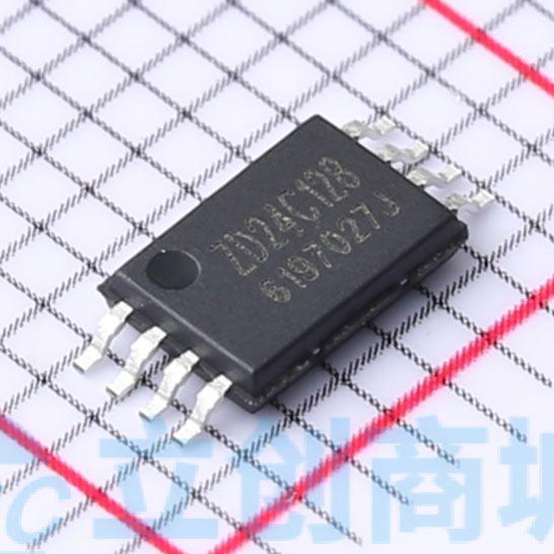 原装正品 ZD24C128A-XGMB 贴片TSSOP-8 EEPROM Zetta(澜智)
