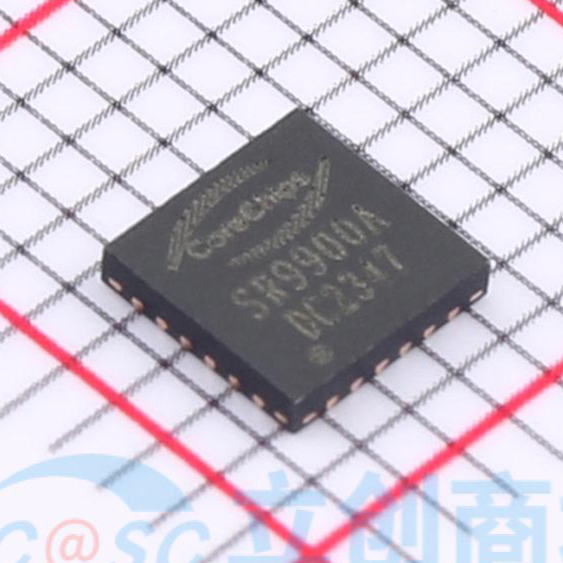 原装正品 SR9900A 封装QFN-24 USB2.0 100M以太网控制器芯片IC