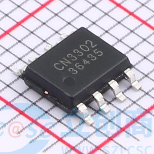 原装正品 CN3302 贴片SOP-8 PFM升压型双节锂电池充电控制器芯片