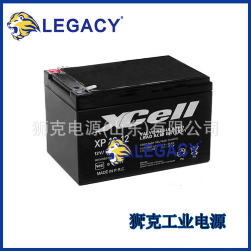 德国XCELL蓄电池XP12-12铅酸免维护12V12AH仪器设备