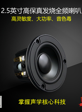 2.5英寸发烧全频喇叭声音密度高媲美皮亚力士睿凡声学RF75W-04