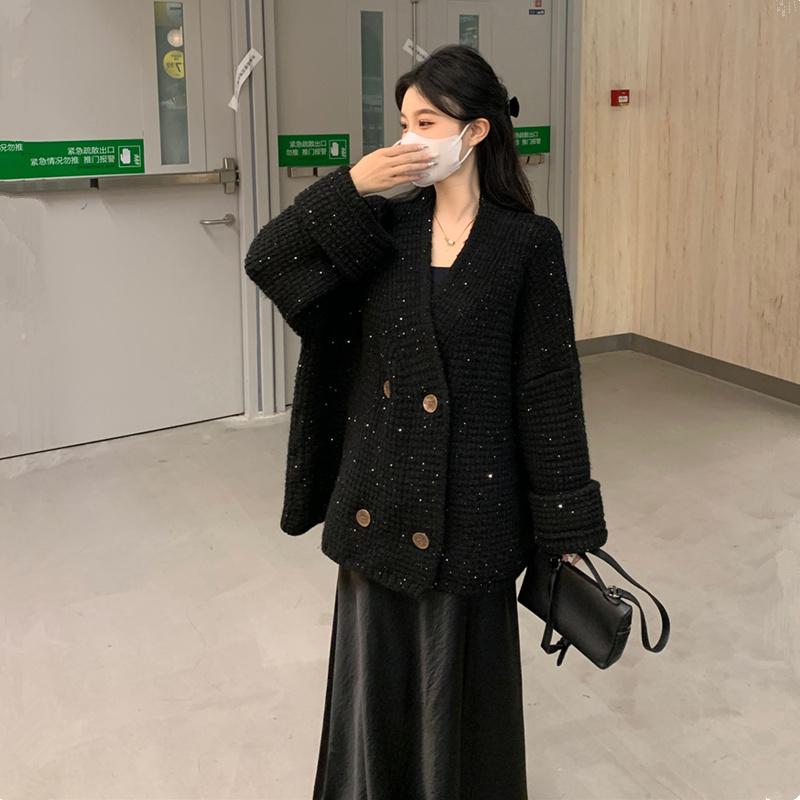 高端孕妇秋季毛衣外套醋酸半身裙