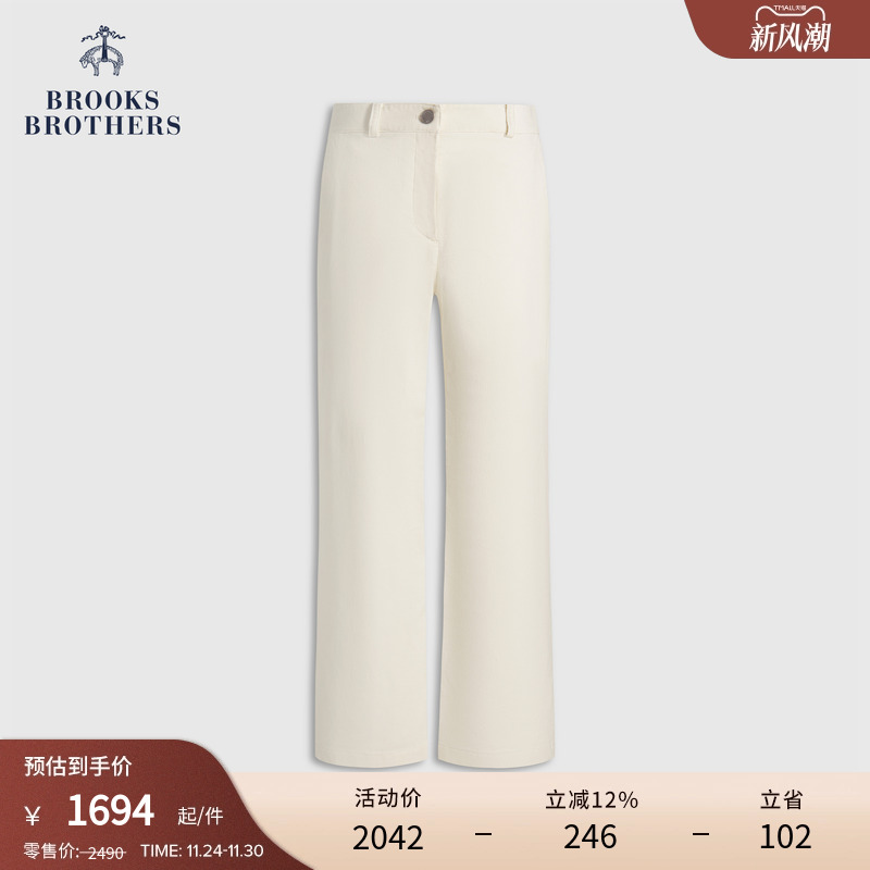 布克兄弟25女士灯芯绒长裤