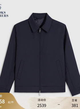 [商场同款]Brooks Brothers/布克兄弟男士春简约翻领老钱行政夹克