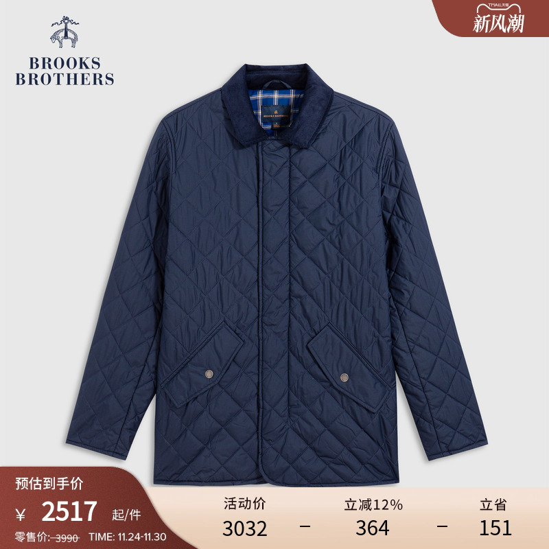 布克兄弟25男士复古棉服