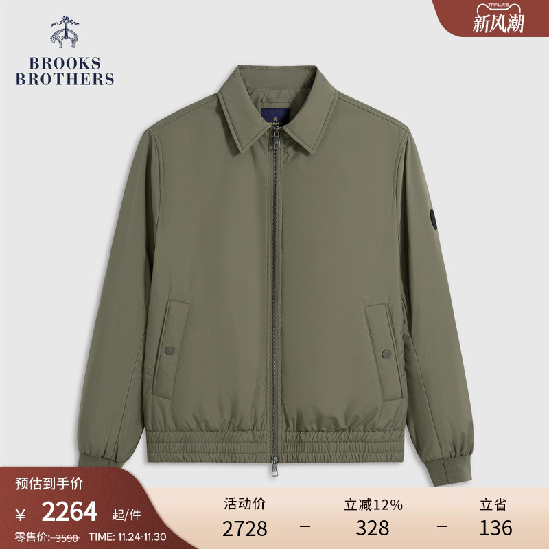 布克兄弟25男士简约棉服