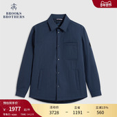 布克兄弟男士 Brooks Brothers 25秋冬纯色按扣休闲夹克轻便棉服