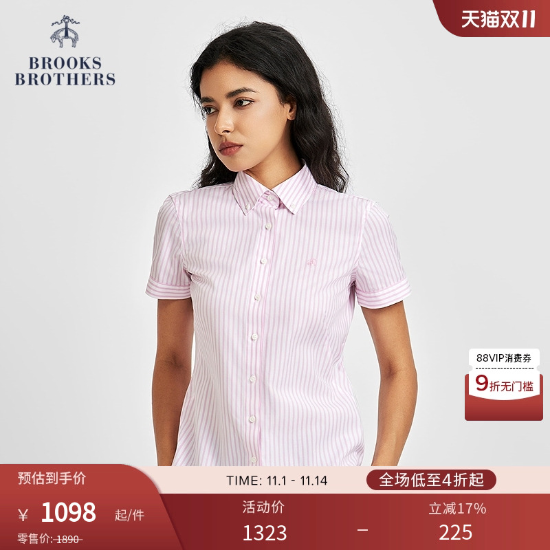 布克兄弟25女士supima棉衬衫