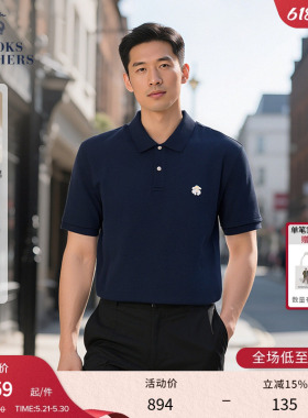 [Supima棉]Brooks Brothers/布克兄弟男夏季新款彩羊刺绣polo衫