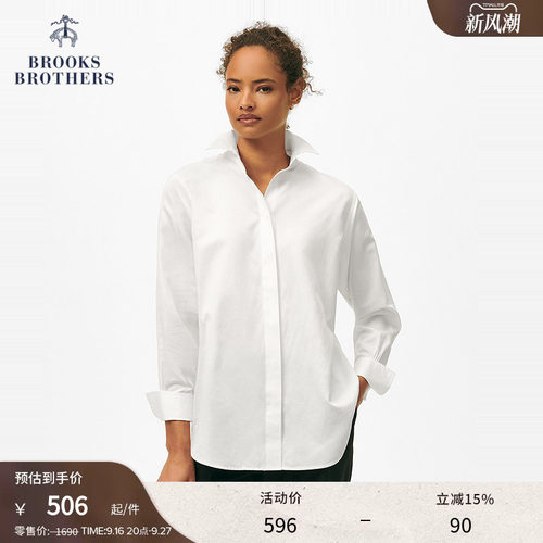 布克兄弟女士supima棉衬衫
