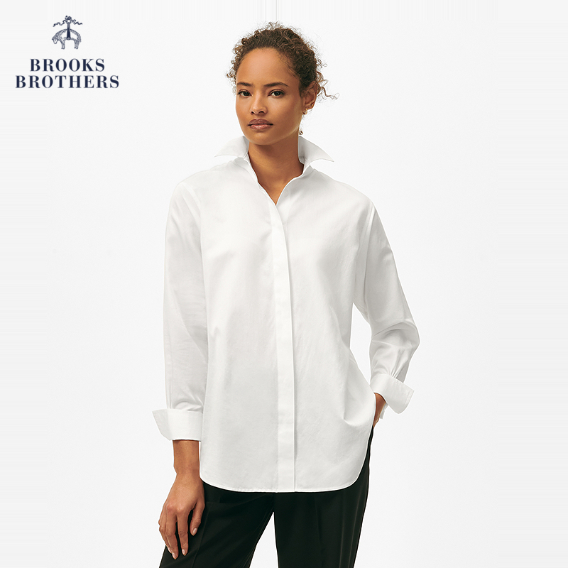 布克兄弟25女士supima棉衬衫