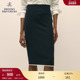 布克兄弟女士秋冬新撞色滚边半身裙 Brooks 奢华系列 Brothers