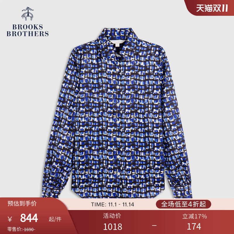 布克兄弟25女士supima棉衬衫