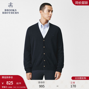 Brooks V领休闲外套针织开衫 Brothers 秋冬款 布克兄弟男士 精选