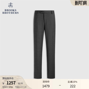 Brothers 绵羊毛千鸟格老钱风西裤 布克兄弟男士 款 春季 Brooks