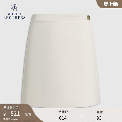 布克兄弟女士纯色休闲裙裤